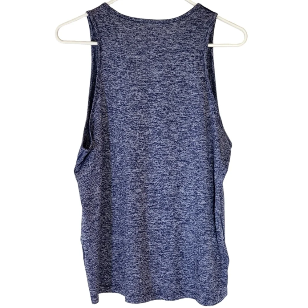 1430 * Nike Dri-Fit Sleeveless Top Heather Blue Size L